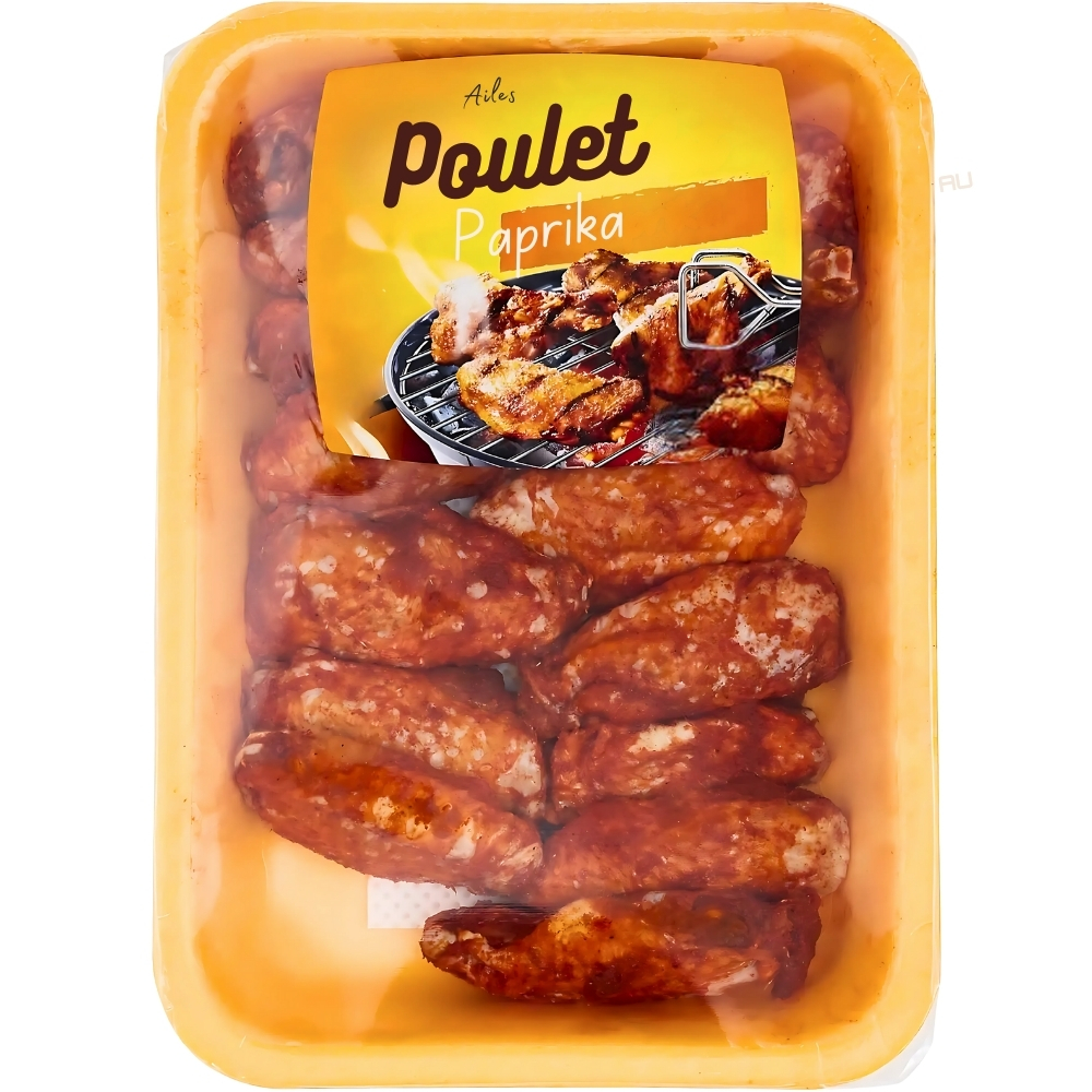 [161609] Wings de Poulet Panées au Paprika en Barquette 250g
