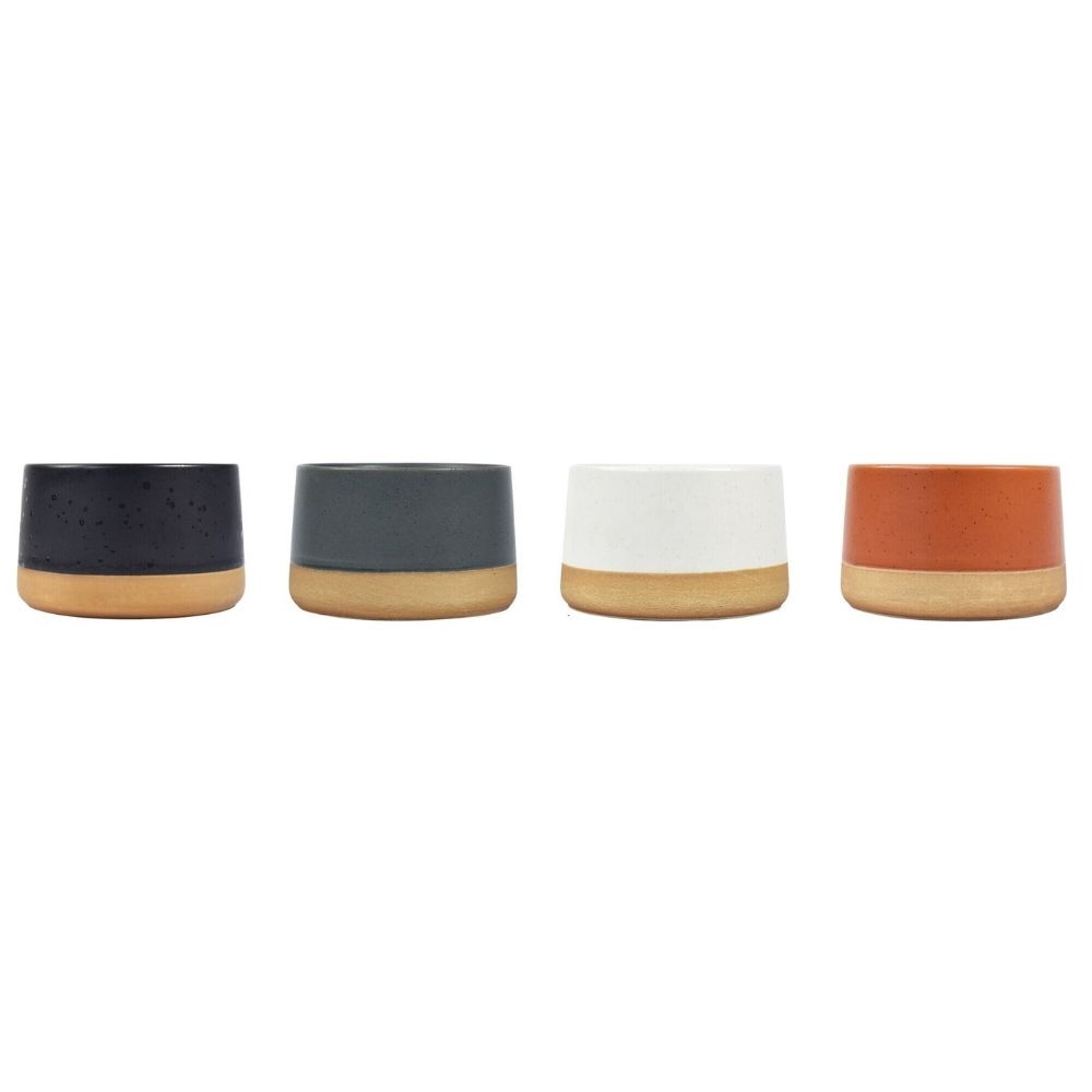 Set de Coupelles Kasa en Porcelaine Diverses Couleurs 24cl 4 unités