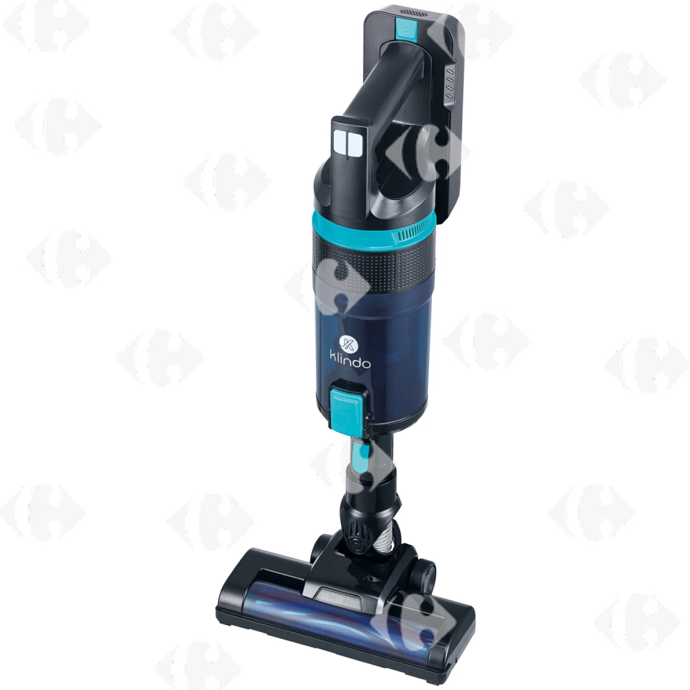 Aspirateur Balai Multifonction Sans Fil KVCM296-22 Noir Bleu Klindo 0,7L