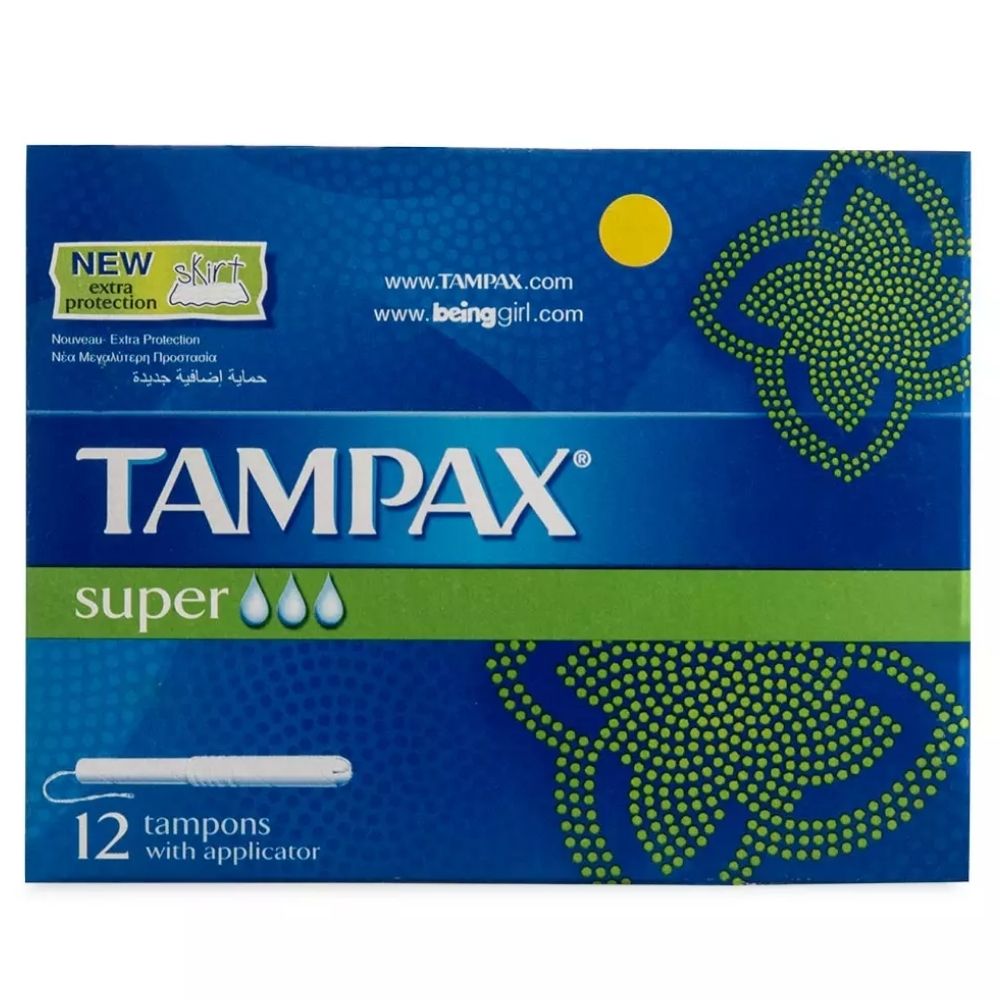 [717331] Tampons Avec Applicateur Super Tampax 12 unitès