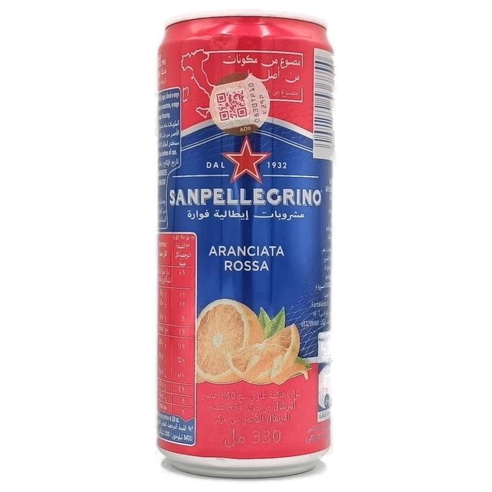 [456145] Eau Gazifié Orange Cannette Sanpellegrino 33cl