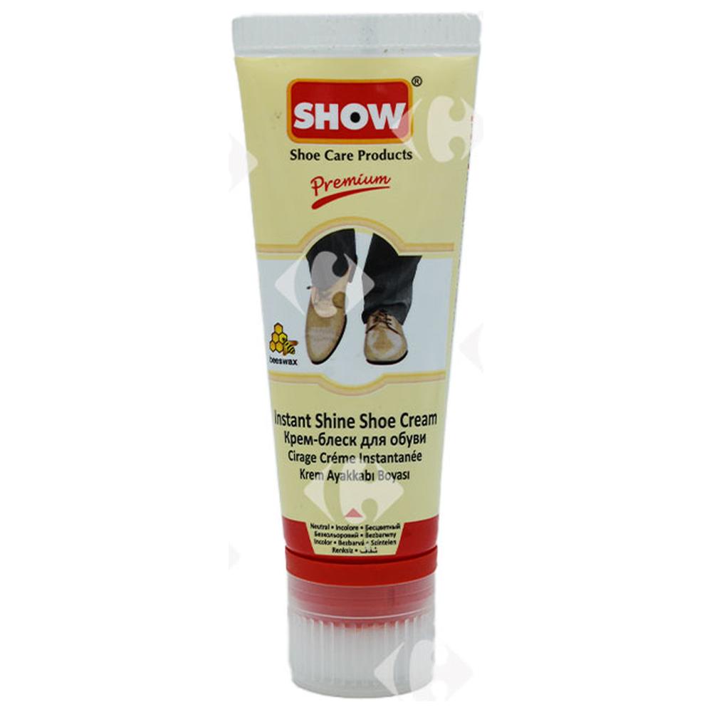 Cirage Crème en Tube pour Chaussures en Cuir Neutre Show 75ml
