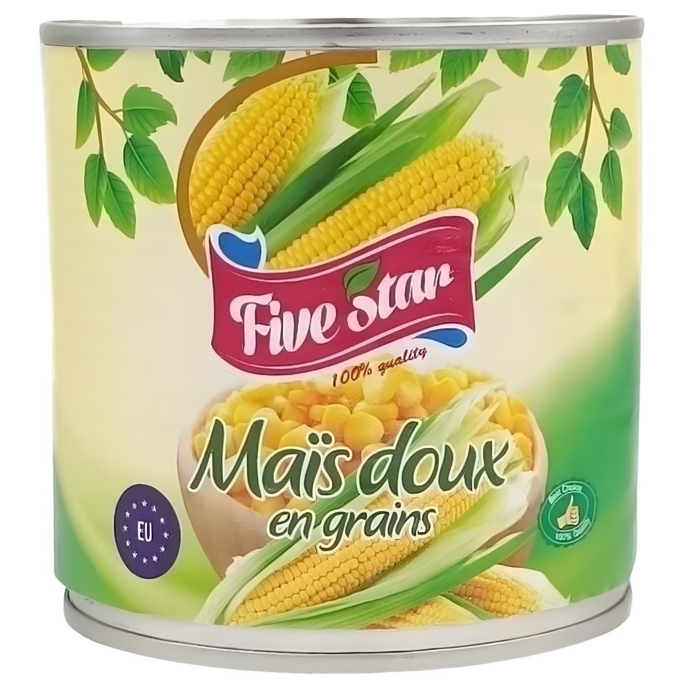 Conserve Maïs Five Star 425g.