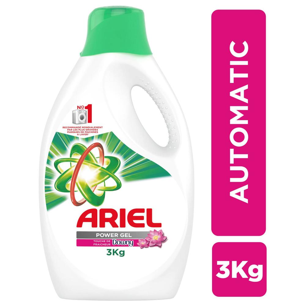 [542679] Détergent Lessive Liquide Automatique Fraicheur Downy Ariel 3L