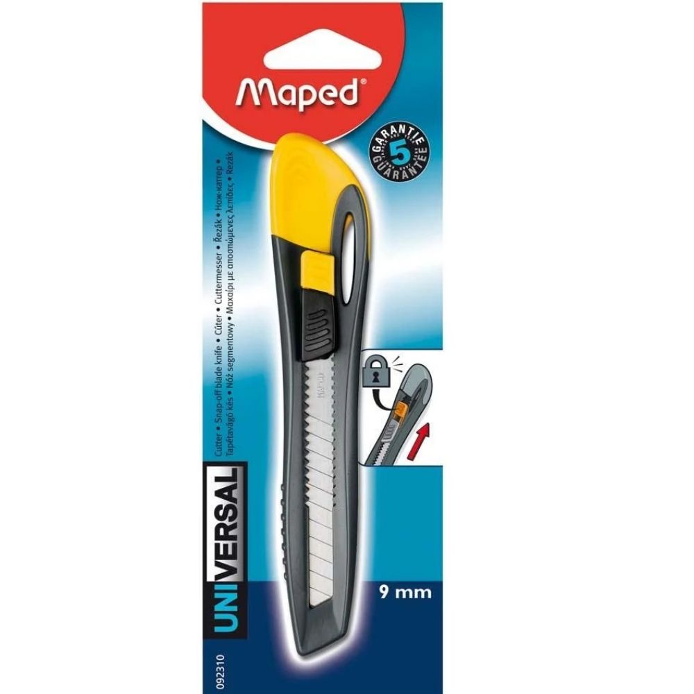 Cutters en Plastique Lames Universel Maped 9mm