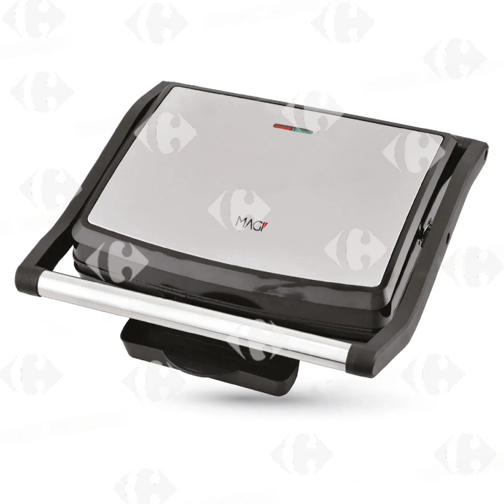 [663515] Grill à Panini 6 Tranches MH8808 MH8806 Noir Magi Home 1500W