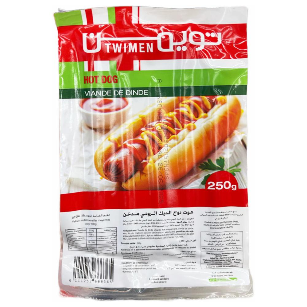 Hot Dog - Charcuterie - Twimen 250g