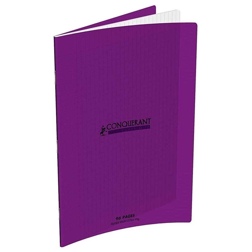 [580213] Cahier Agrafe Polypro Violet Classique 170x220cm 90g 48 Pages
