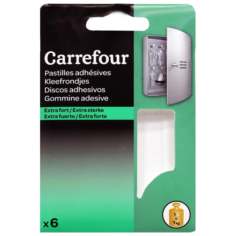 Pastilles Adhésives Carrefour 20x40mm