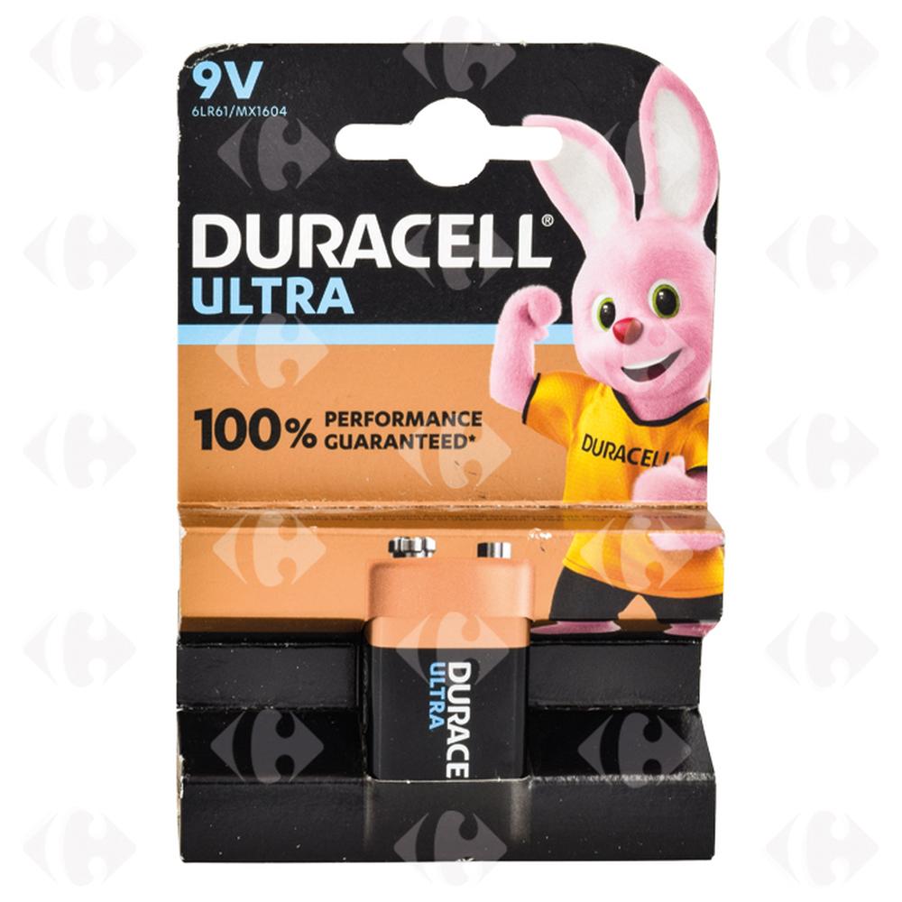 [575217] Piles 9V Ultra Power Duracell 1 unité.