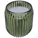 Bougie en Verre Vert Cannelle Kasa 8 cm