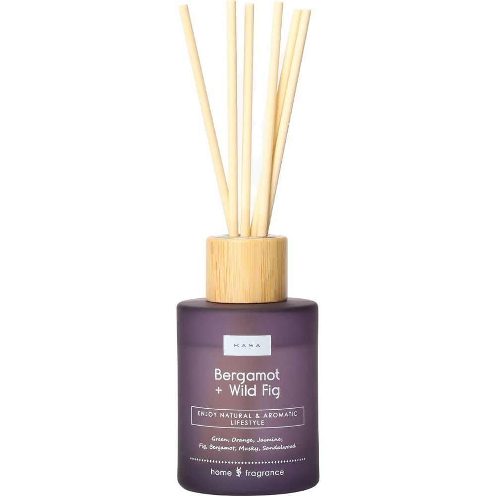 [730614] Diffuseur Lilas Couverte en Bois Bergamote Figue Kasa 10cl