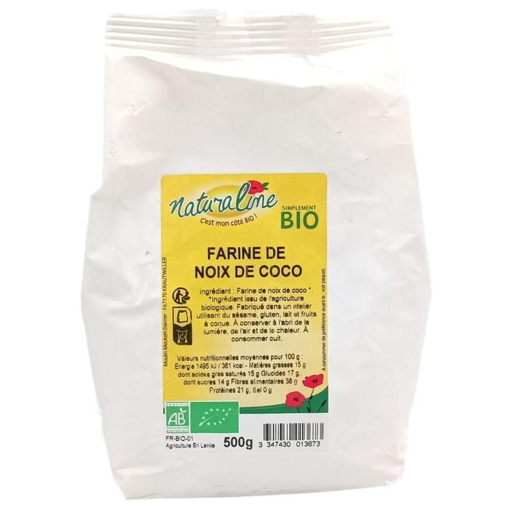 [682689] Farine de Noix de Coco Bio Naturaline 500g.