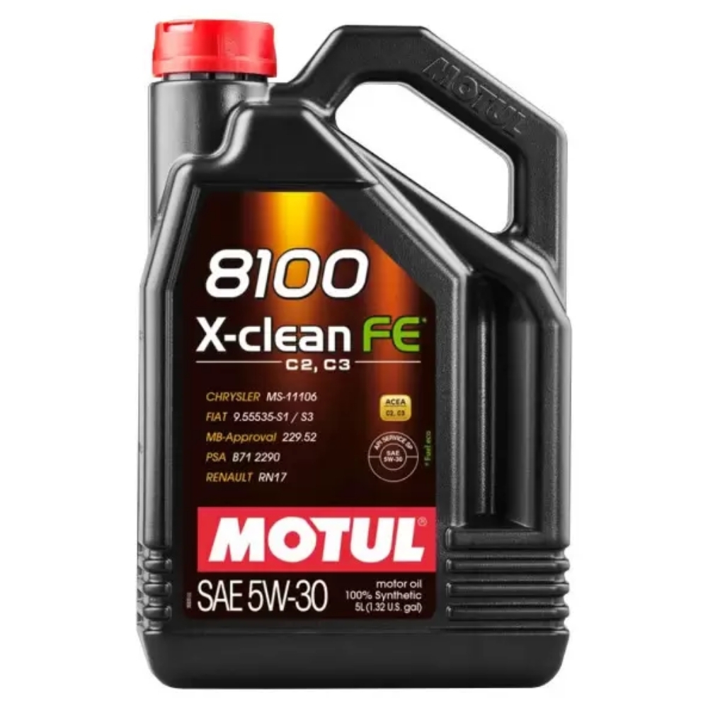 [729706] Huile Moteur Voiture Motul 8100 X-clean FE 5W30 5L