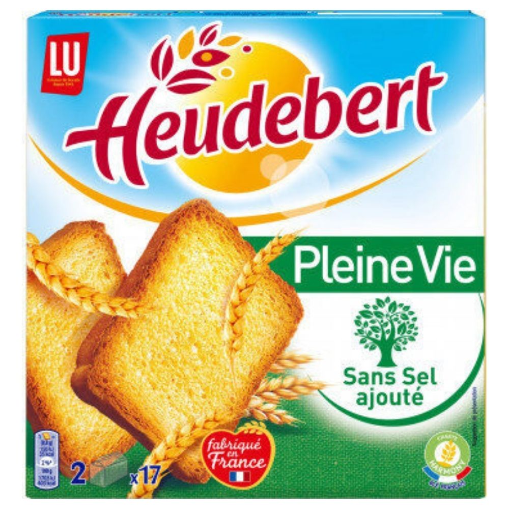 [673126] Biscottes Pleine Vie Sans Sel Heudebert 300 g