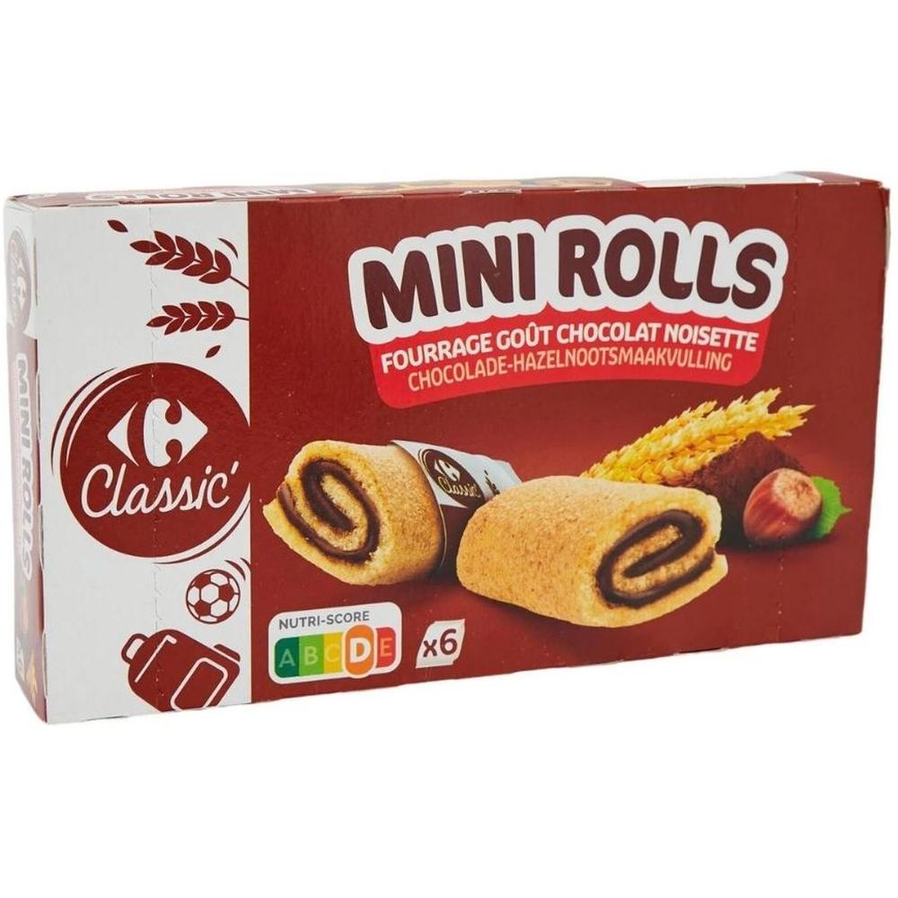 [713064] Génoises Chocolat Noisette Carrefour Classic 150g