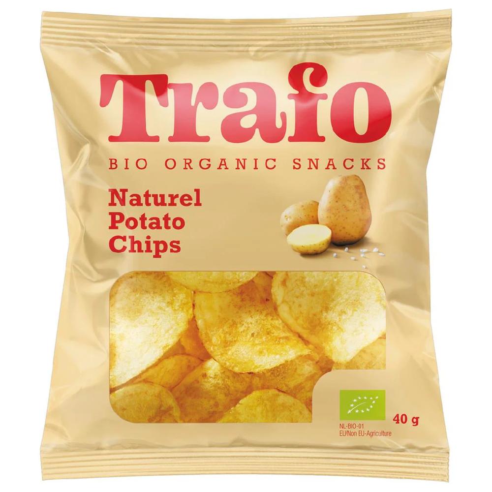 [724258] Chips Nature Salées Bio Trafo 40g