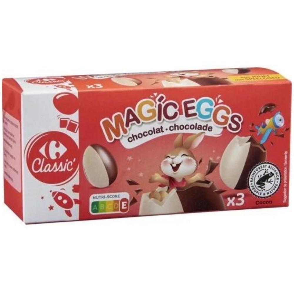 [681068] Pack Oeufs Surprises Carrefour Classic 3x60g