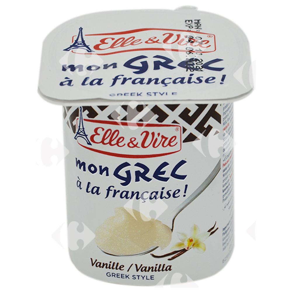 [665320] Yaourt Vanille Mon Grec Elle Et Vire 125G