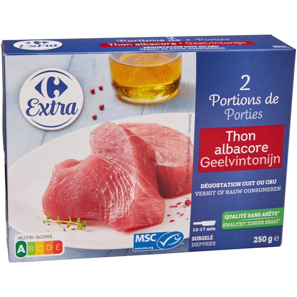 Steak Thon Albacore Carrefour 125g 2 unités