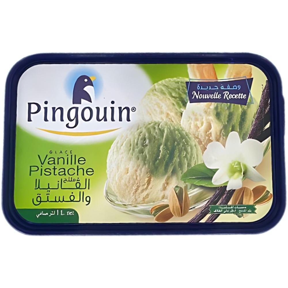 Crème Glacée Pistache en Bac Pingouin 1L