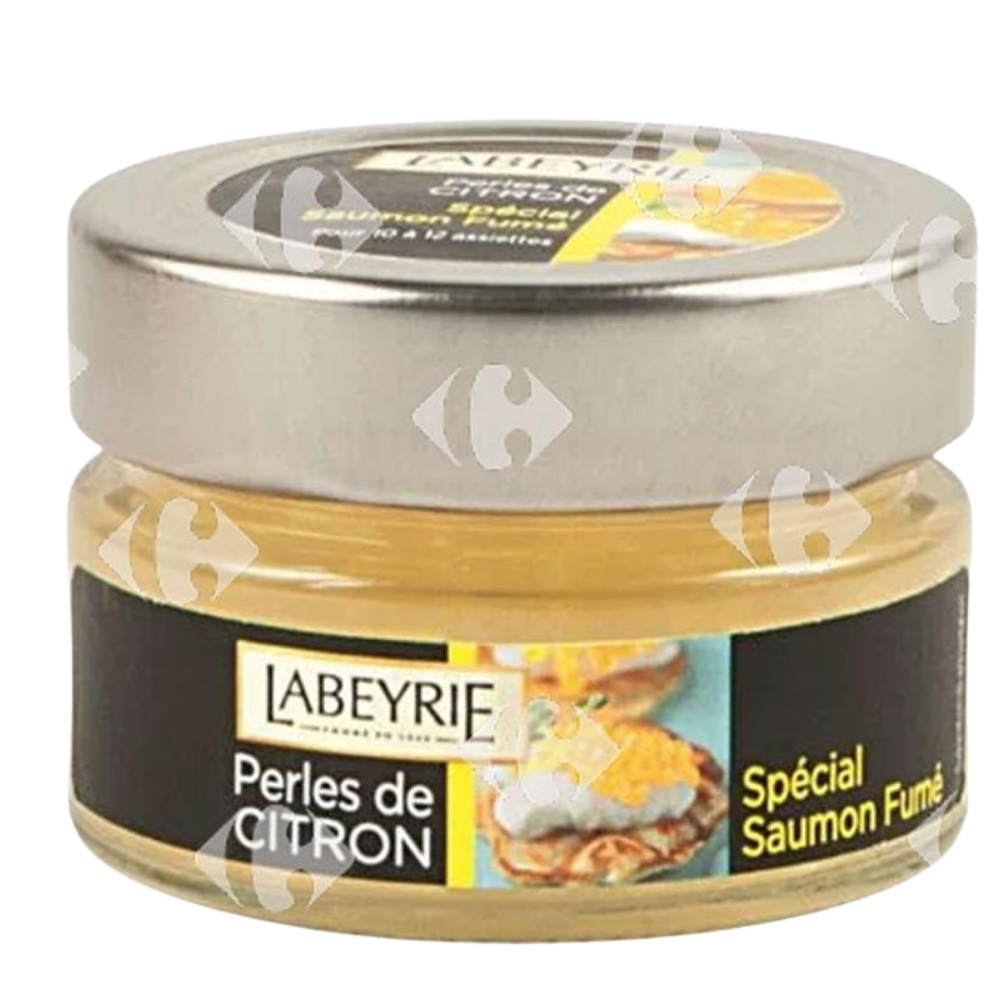 [692560] Perles de Citron pour Saumon Fumé Labeyrie 50g