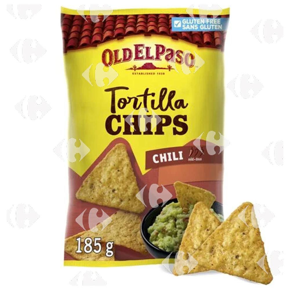 Chips Tortillas Chili Old El Paso 185g
