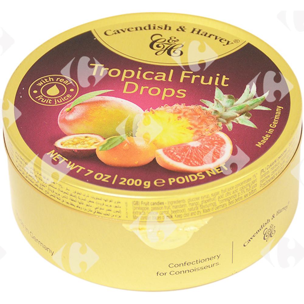 [541202] Bonbons Tropical Fruits Cavendish & Harvey 200g
