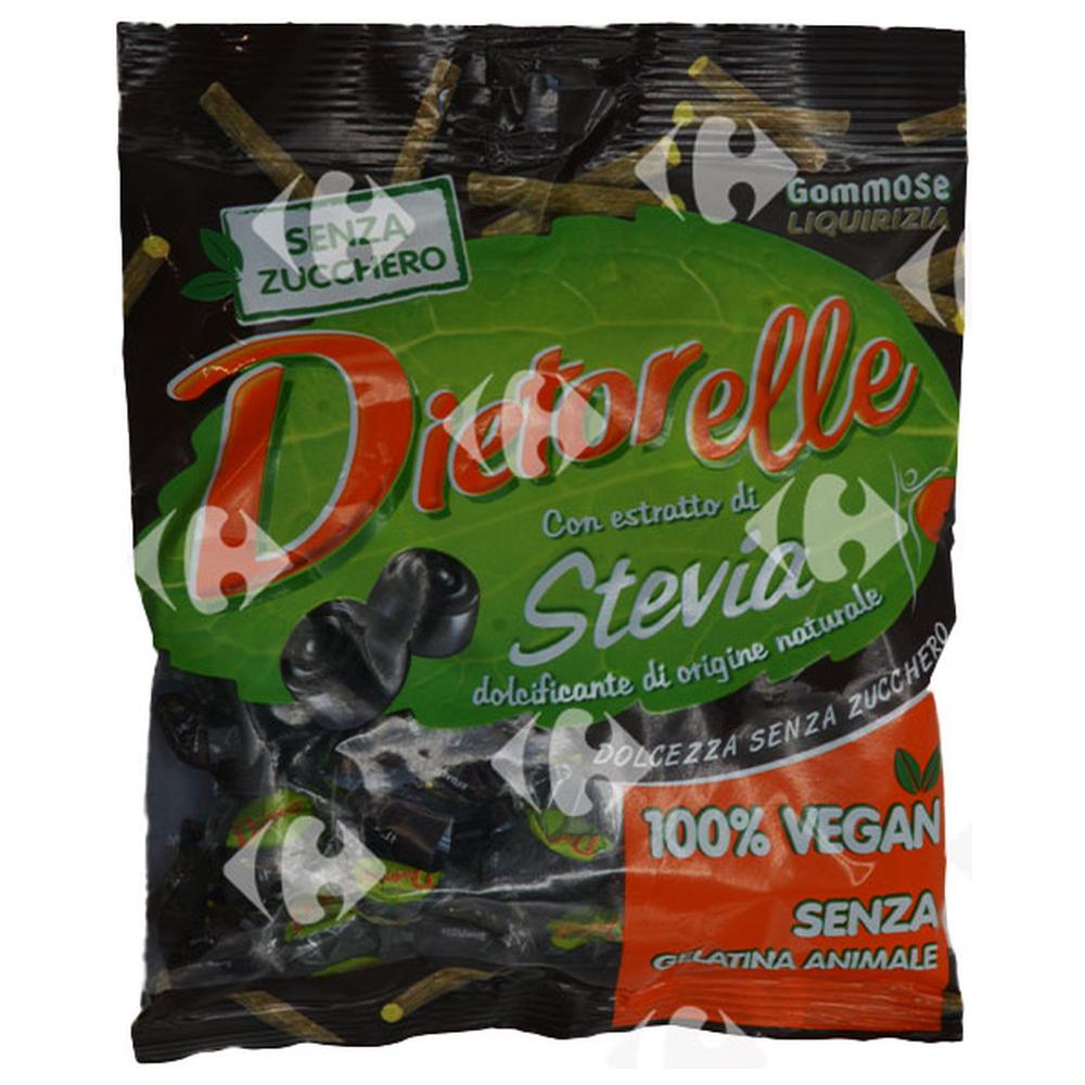 [507831] Bonbons Douces Réglisse Sans Sucre et Sans gluten Dietorelle 70g