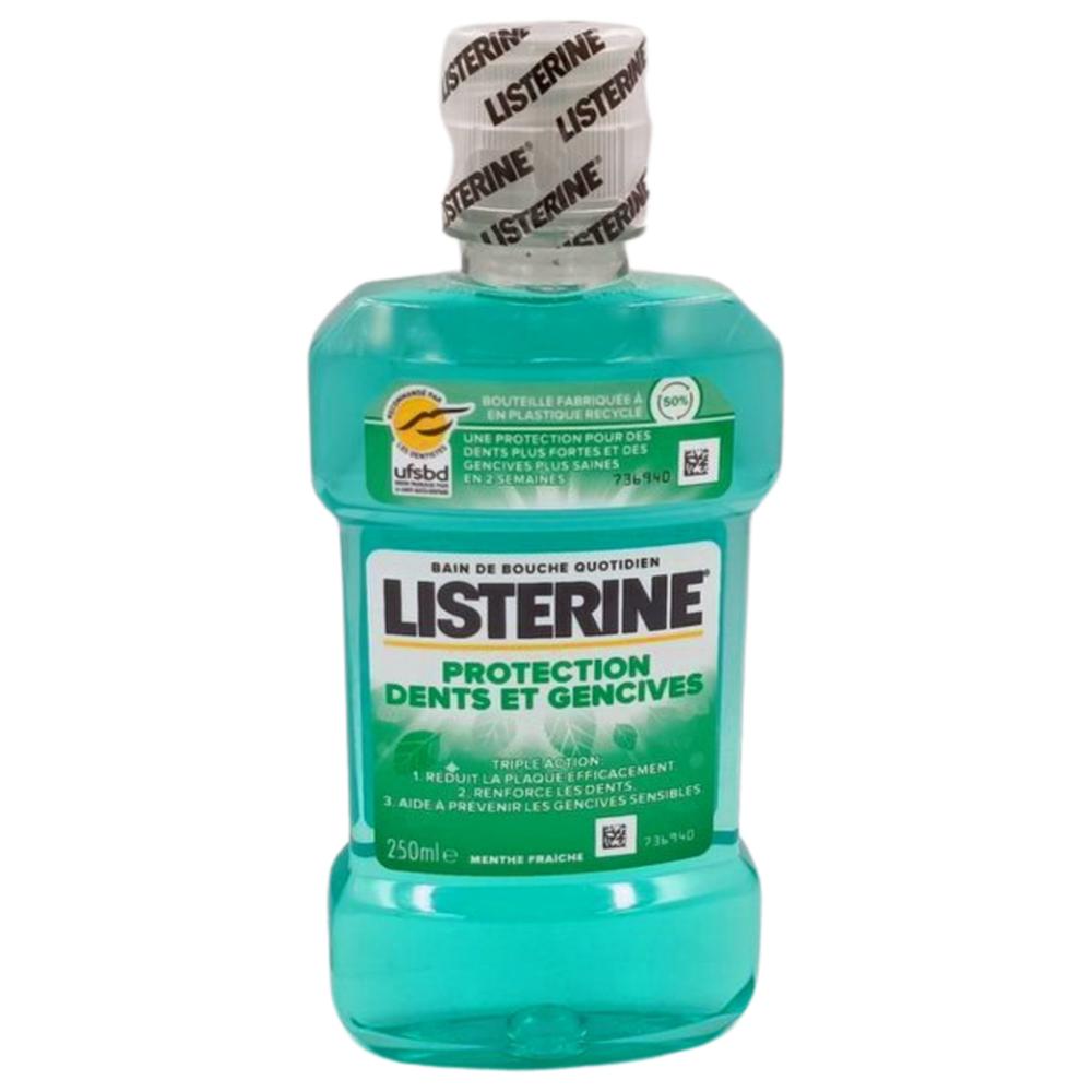 [630208] Bain de Bouche Protection Dents et Gencives Listerine 250ml