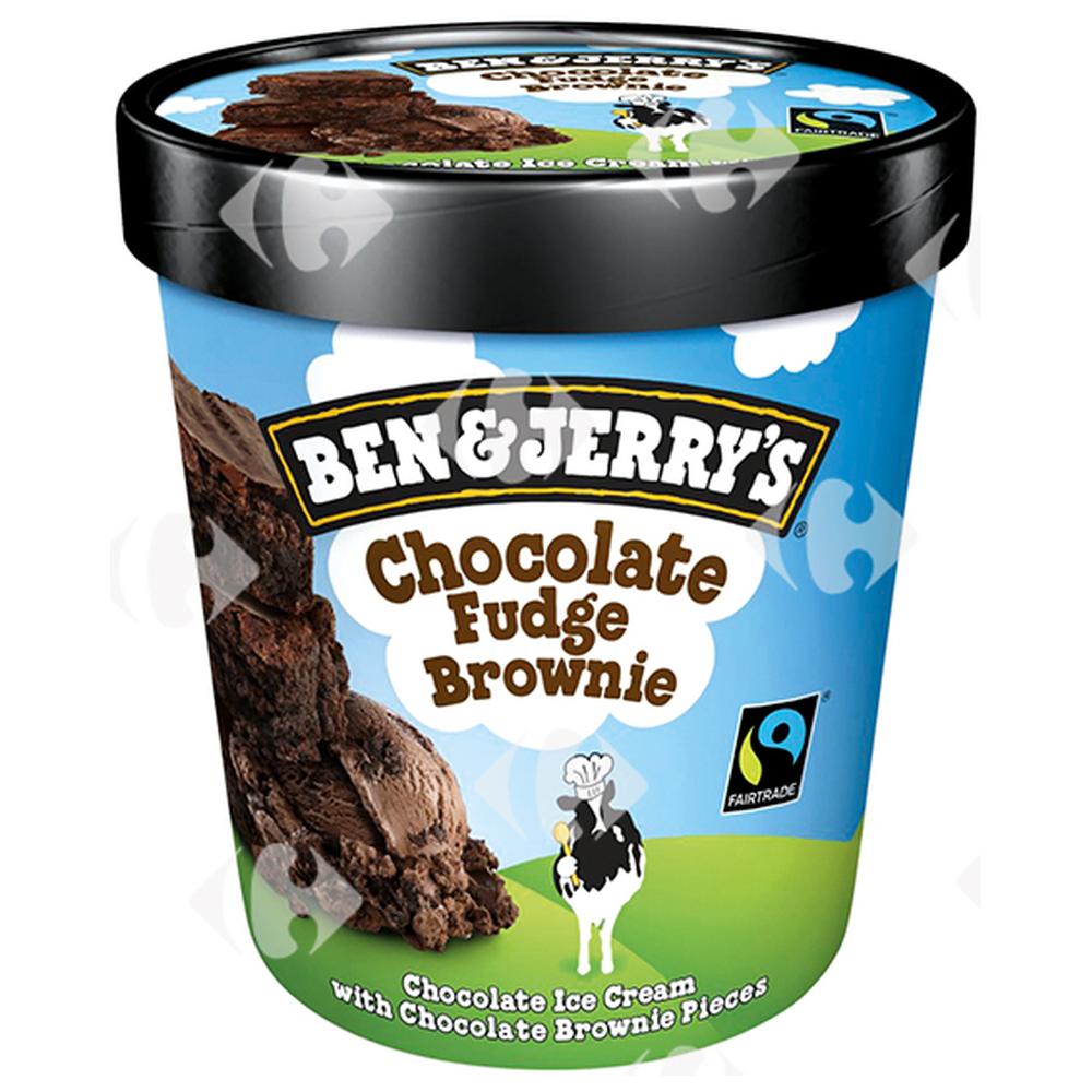Pot de Glace Chocolate fudge brownie Ben and Jerry's 465ml