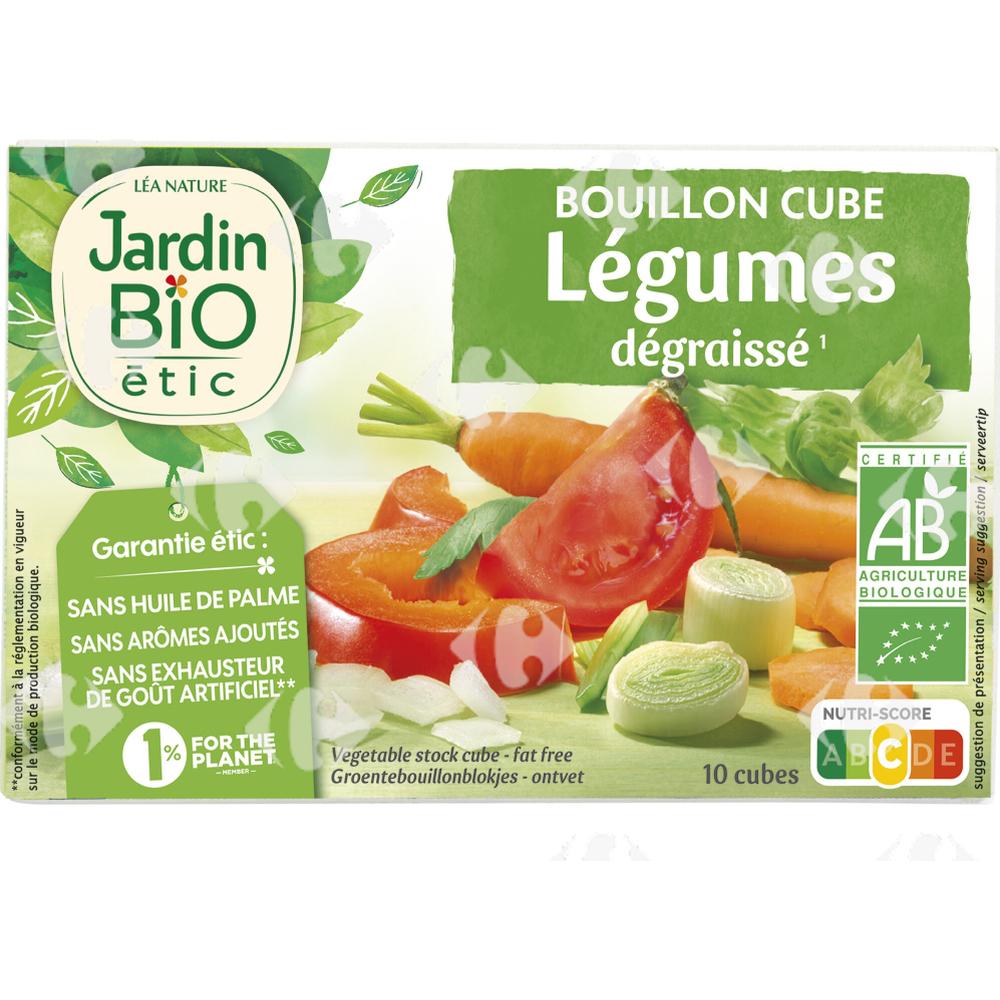 [683133] Bouillon Cube Légumes Dégraissé Bio Jardin Bio 9x10g