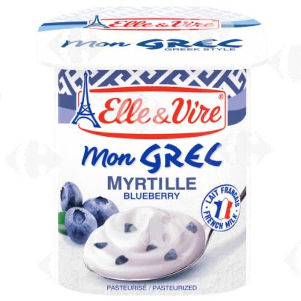 Dessert Mon Grec Myrtille Elle & Vire 125g