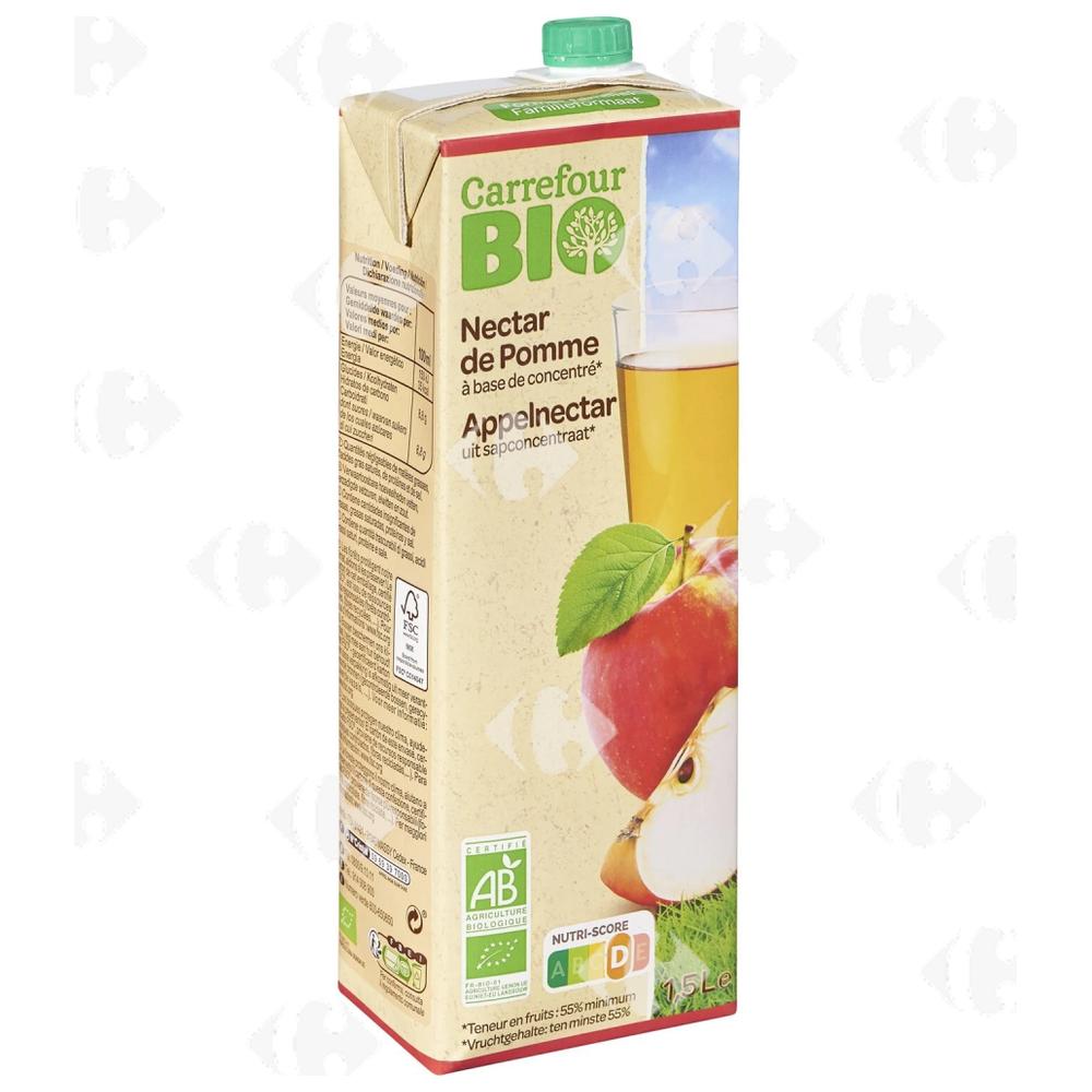 [665203] Nectar de Pomme Carrefour Bio 1,5L.