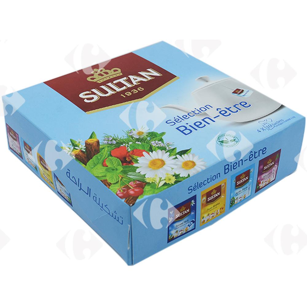 [627736] Coffret d'Infusions en Sachets Sélection Bien Être Sultan 40 sachets