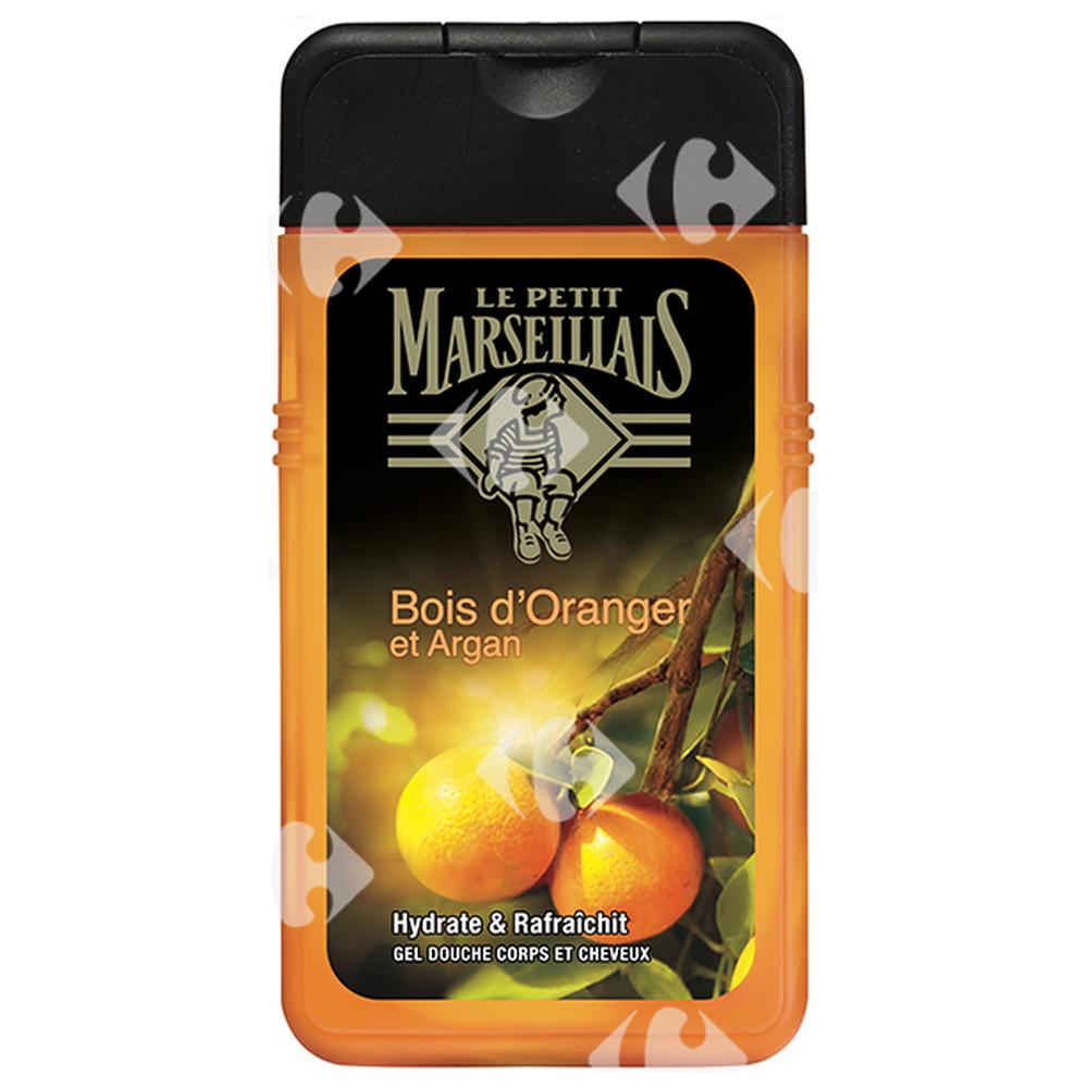 [624443] Gel Douche Bois d'Oranger Argan Homme Le Petit Marseillais 250ml
