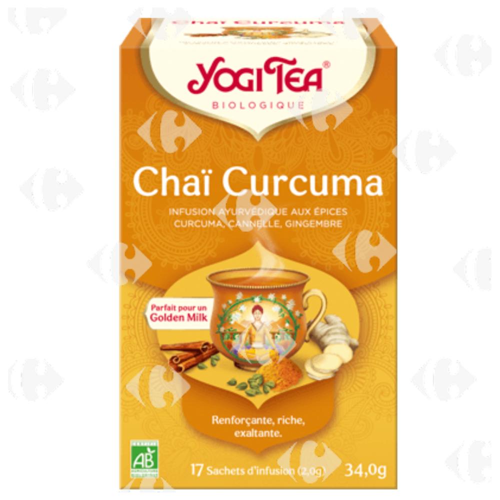 [696940] Infusion Chaï Curcuma Yogi Tea 17 sachets