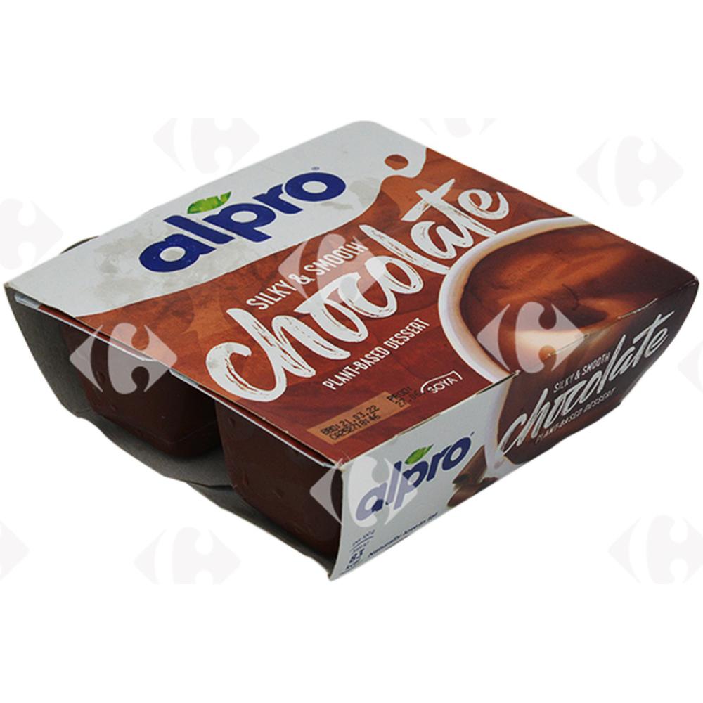 Crème Dessert Chocolat Sans Lactose Alpro 4x125g