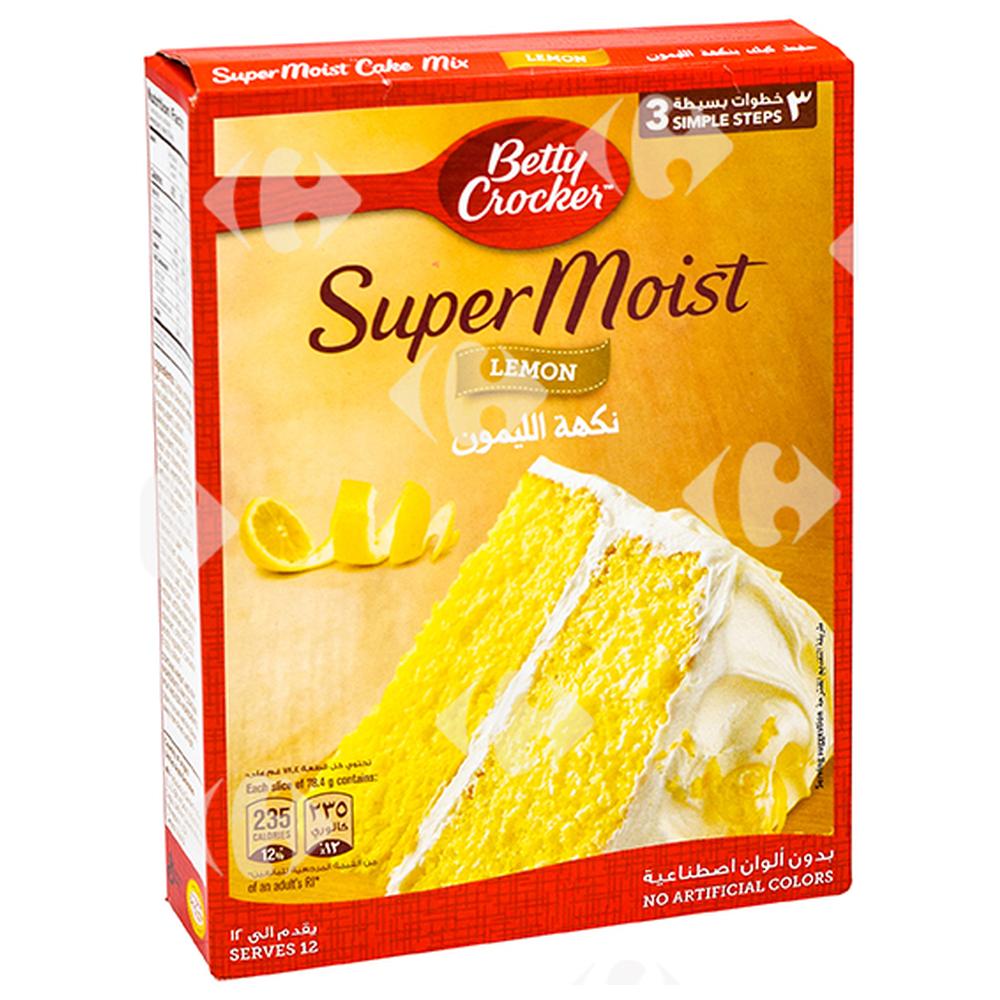 [69121] Gâteaux Citron à Préparer Super Moist Betty Crocker 500g