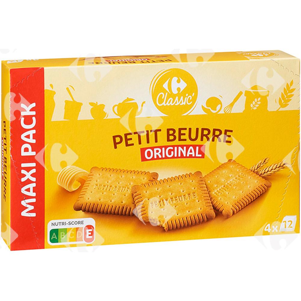 Biscuits Secs Petit Beurre Carrefour 2x200g
