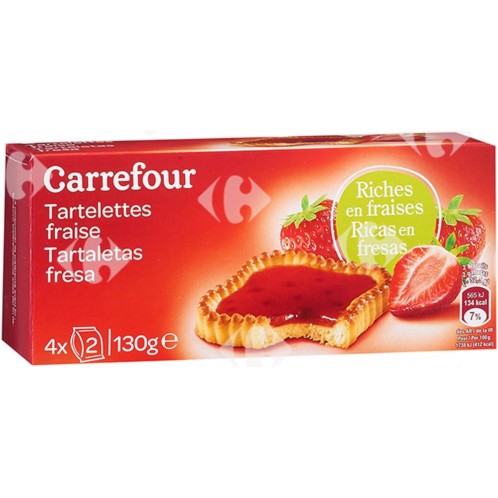 Tartelette Carré Fraise Carrefour 127g