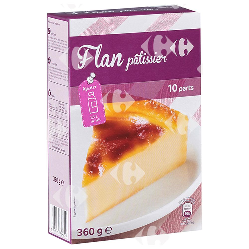 [532907] Flan Pâtissier Nature Carrefour 360g