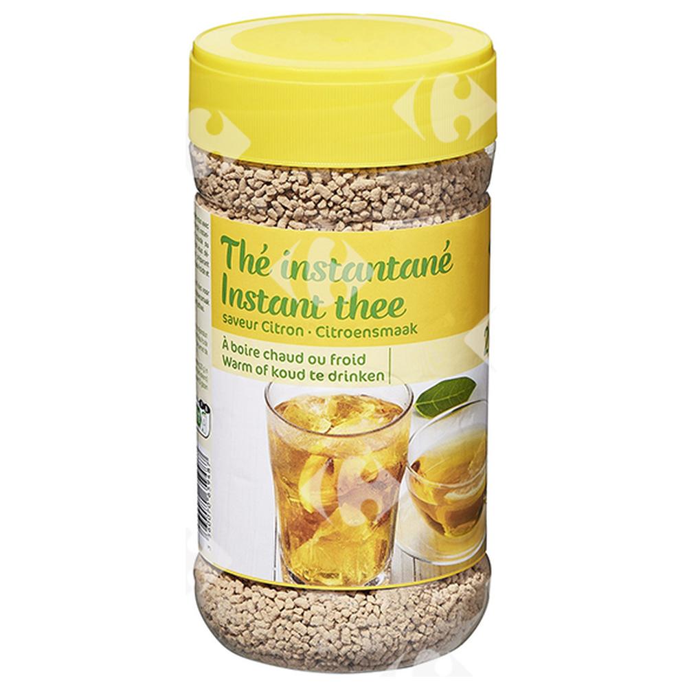 [531094] Thé Instantané Saveur Citron Carrefour 400g