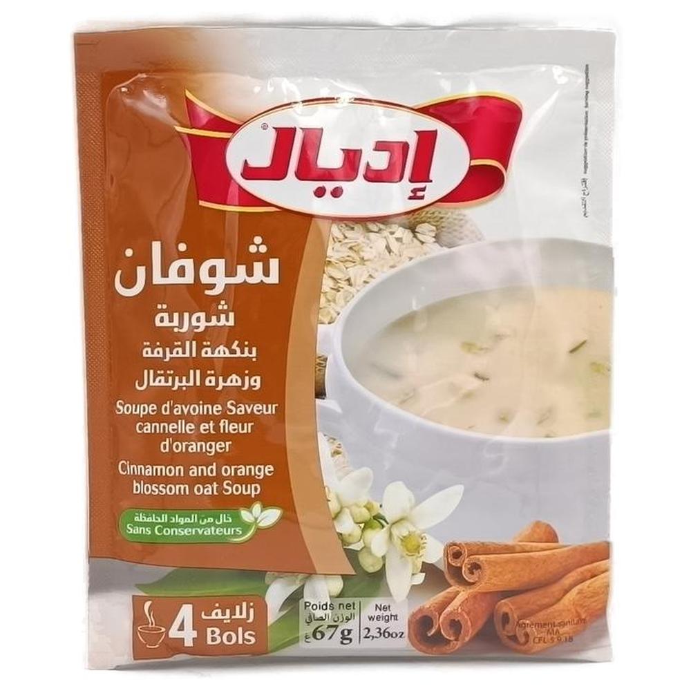 [693356] Soupe d'Avoine à la Cannelle et Fleur d'Oranger Ideal 67g.