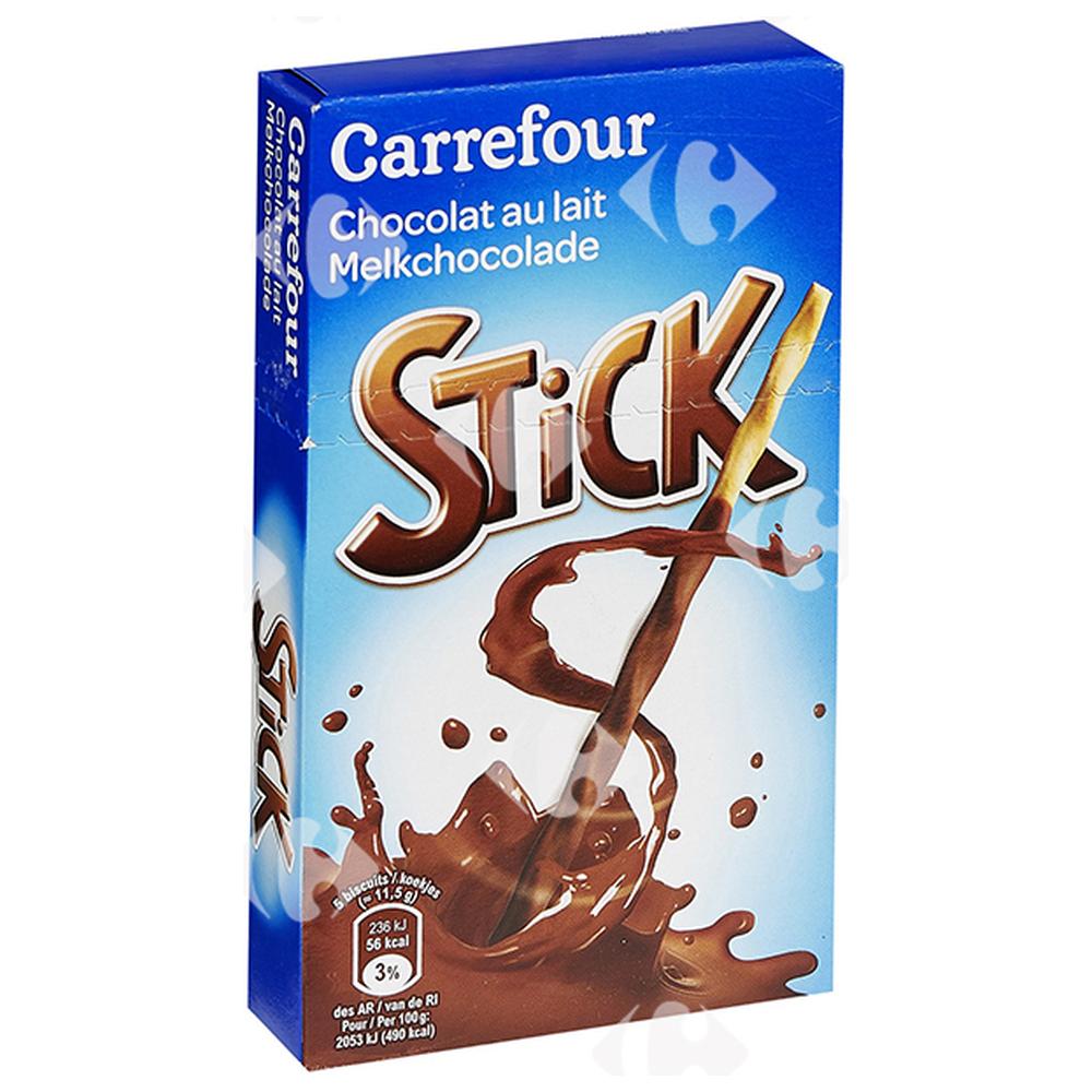 [656584] Batônnets Fins au Chocolat au Lait Carrefour 90g