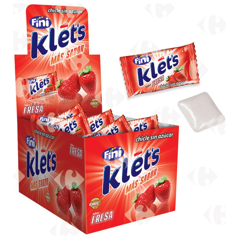 [673741] Boîte Chewing Gum Fraise sans sucre Fini 70 unités