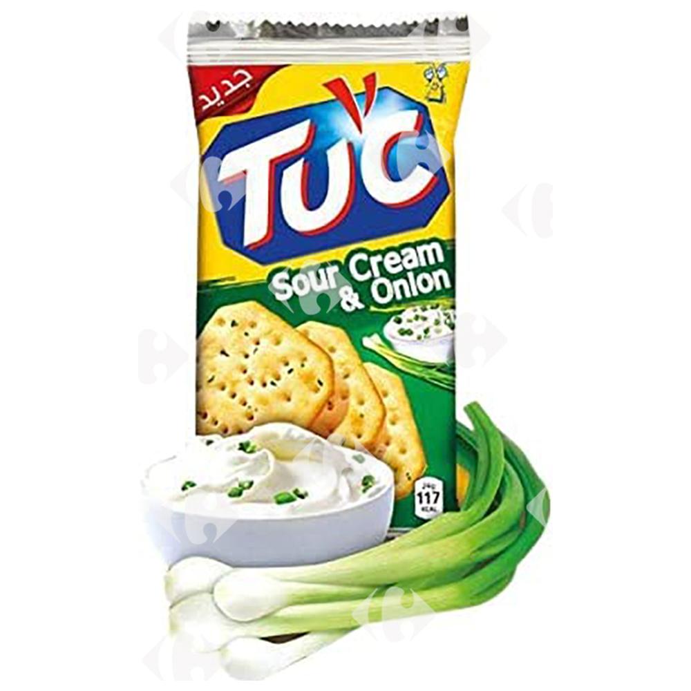 [587457] Biscuit Apértif Sour Cream Onion Tuc 24g
