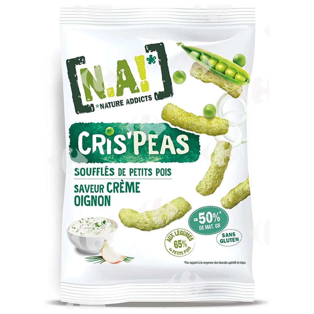 Chips Cris Peas Cream Oinion Sans Gluten Nature Addicts 50g