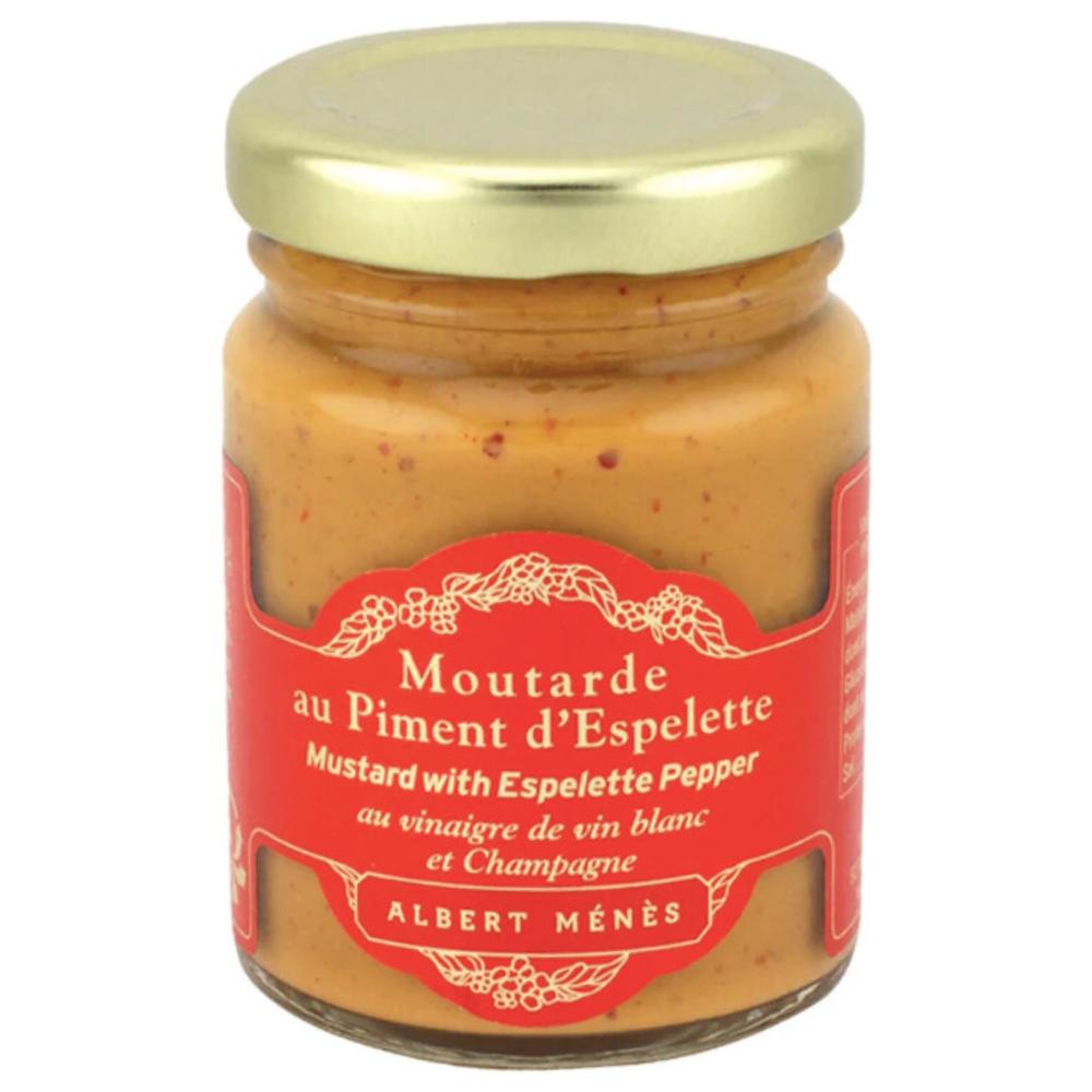 [670574] Moutarde au Piment d'Espelette Albert Menes 100g.