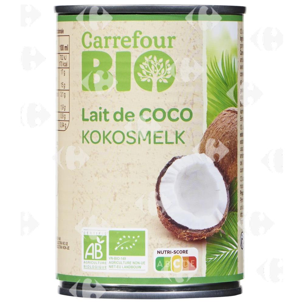 [673094] Lait de Coco Bio Carrefour Bio 400ml